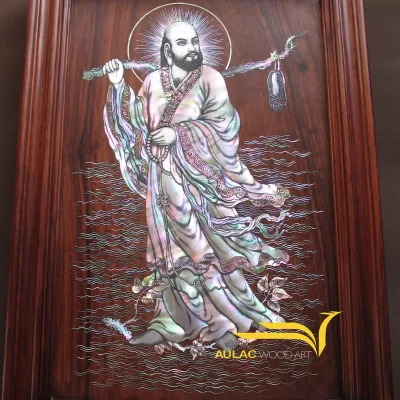 Tranh Khảm Trai Đạt Ma Tổ Sư